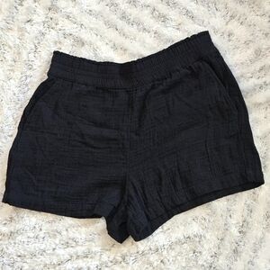 Loft Black Pull On Shorts